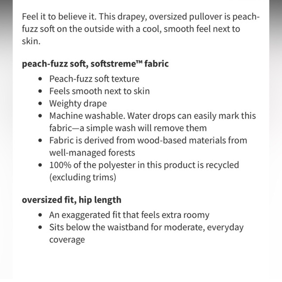 lululemon athletica Softstreme Utility, willow Aero Blue Crewneck Sweatshirt s8 - Picture 8 of 8